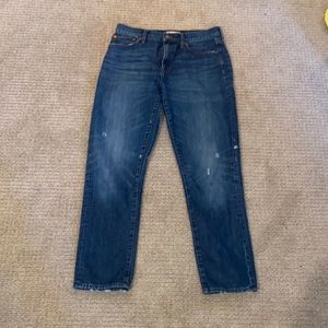 Madewell Straight Leg Crop Jean Size 29